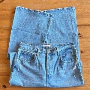 Levi's Women's Light Blue Flare Jeans